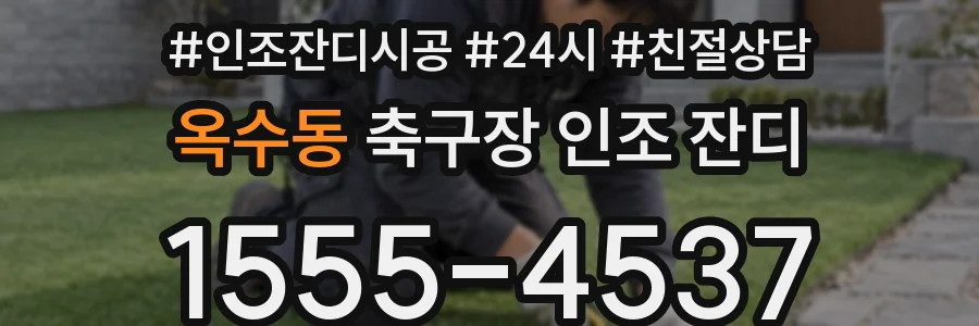 옥수동 축구장 인조 잔디