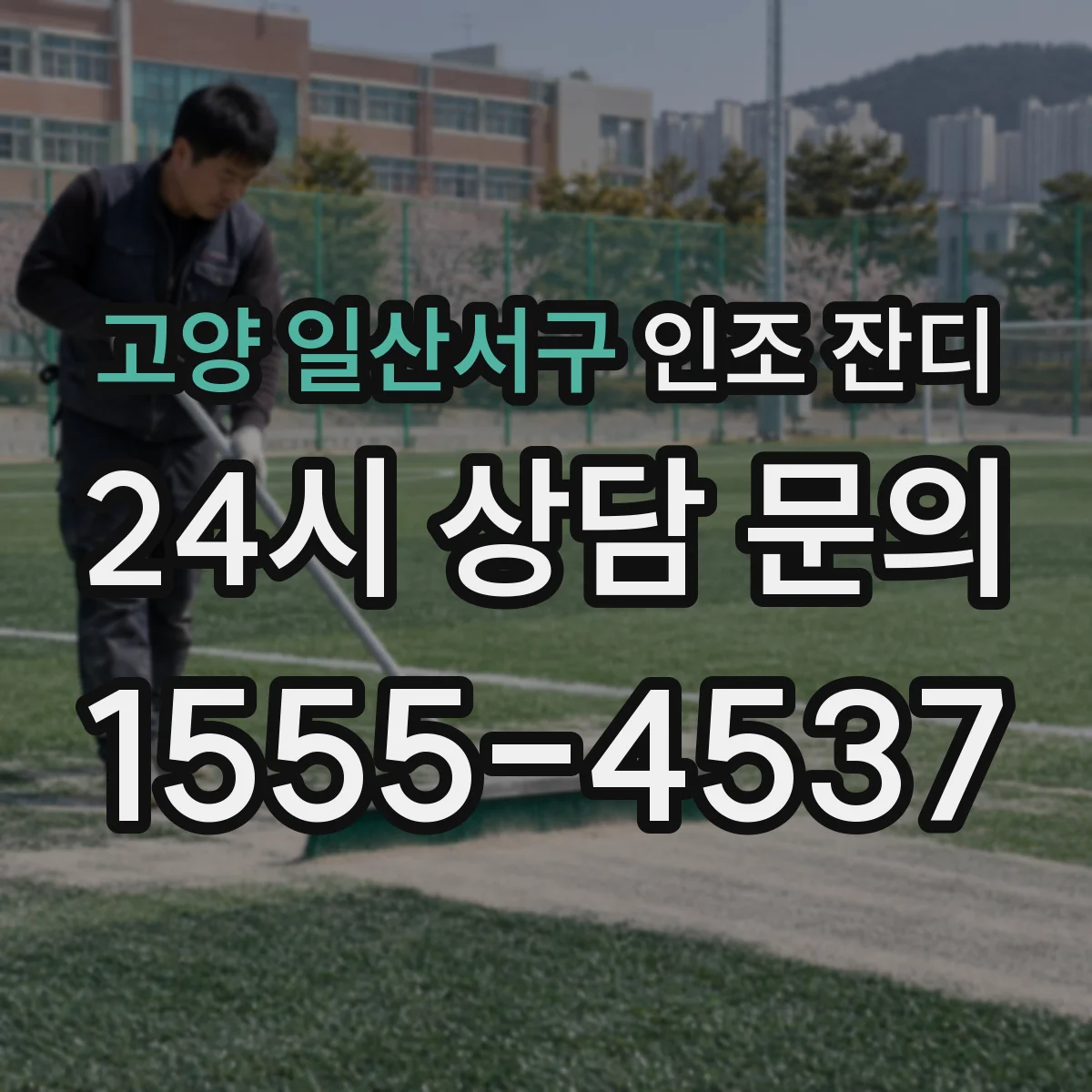 고양 일산서구 인조 잔디