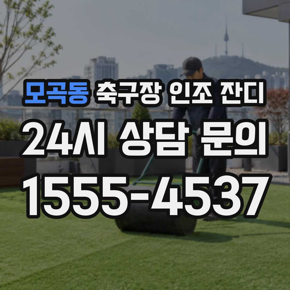 모곡동 축구장 인조 잔디