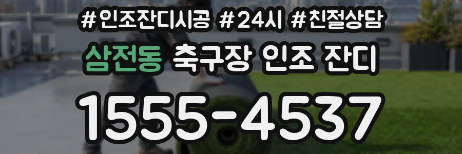 삼전동 축구장 인조 잔디