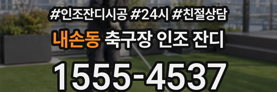 내손동 축구장 인조 잔디