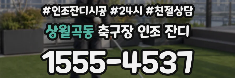 상월곡동 축구장 인조 잔디