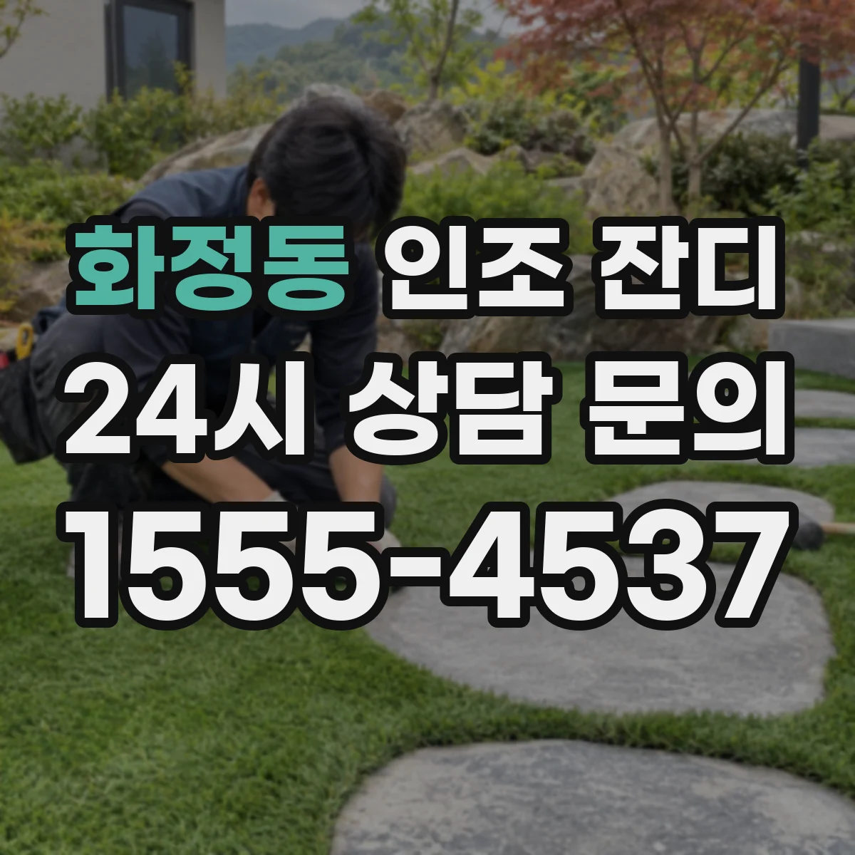 화정동 인조 잔디