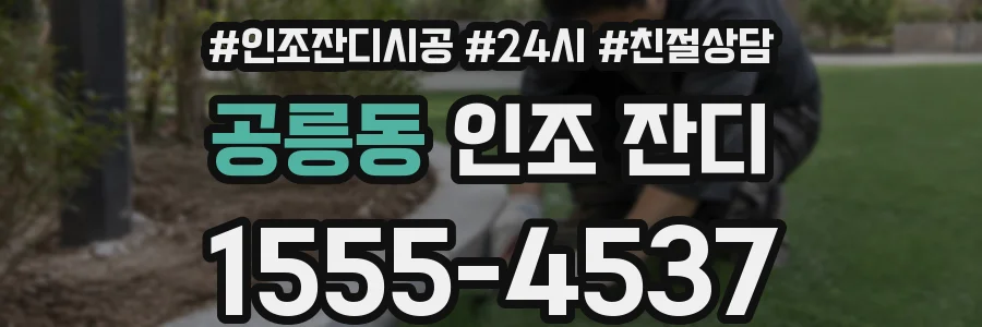 공릉동 인조 잔디