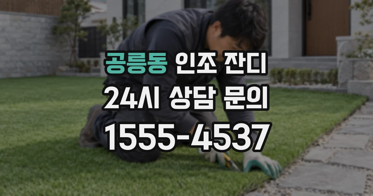 공릉동 인조 잔디