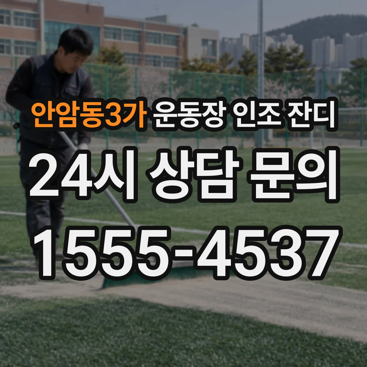 안암동3가 운동장 인조 잔디