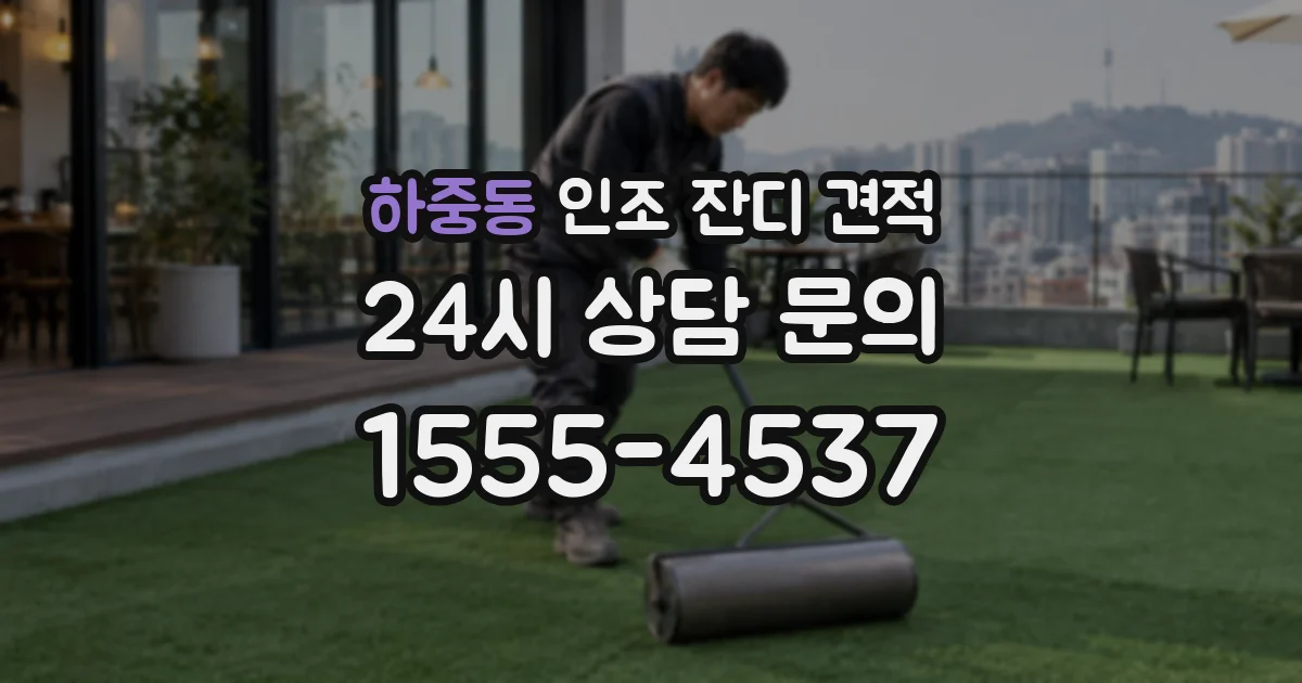 하중동 인조 잔디 견적