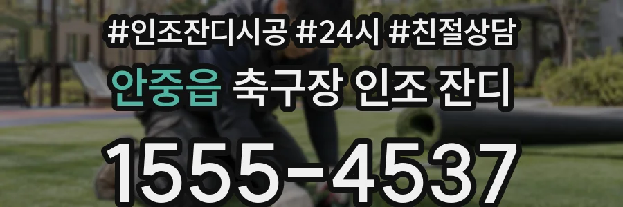 안중읍 축구장 인조 잔디