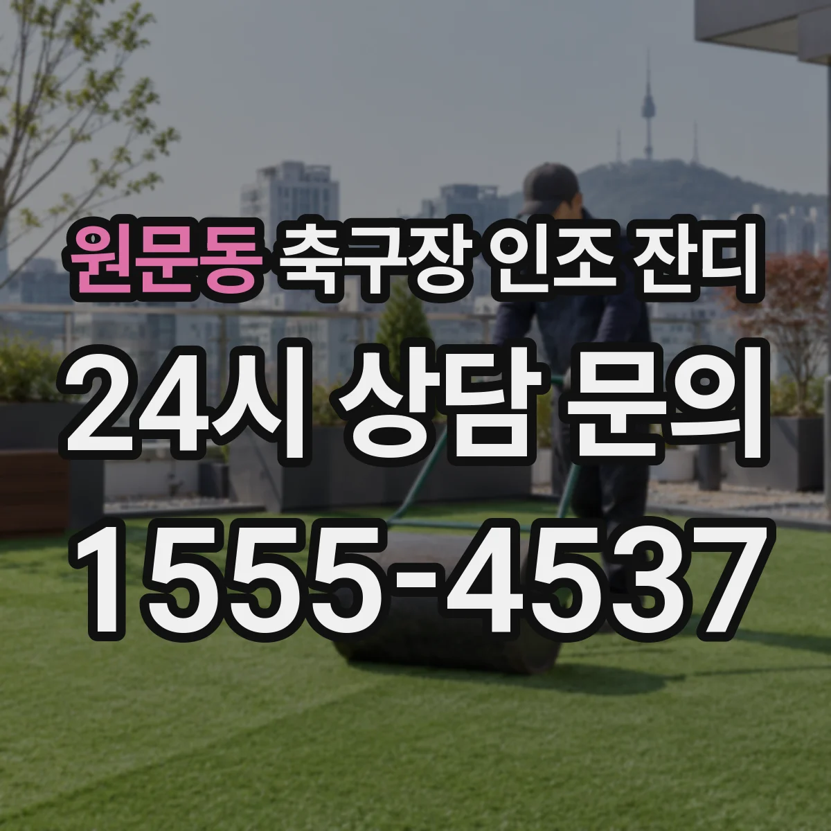 원문동 축구장 인조 잔디