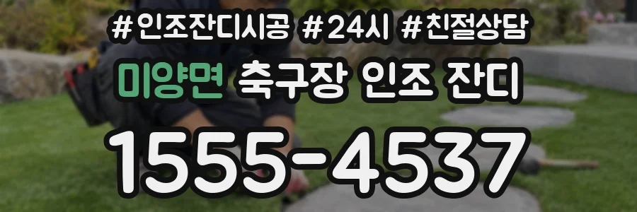 미양면 축구장 인조 잔디