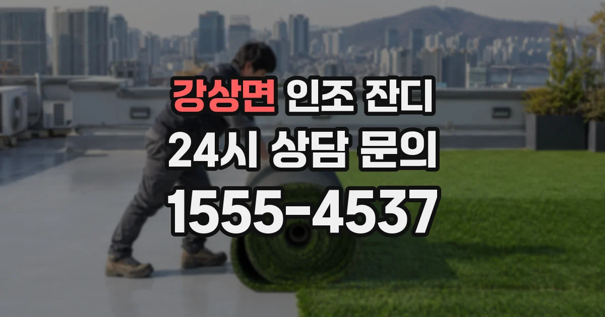강상면 인조 잔디