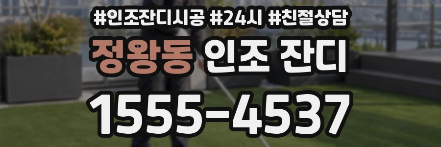 정왕동 인조 잔디