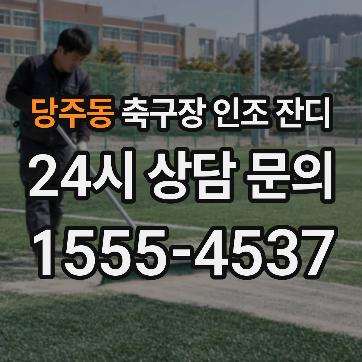 당주동 축구장 인조 잔디