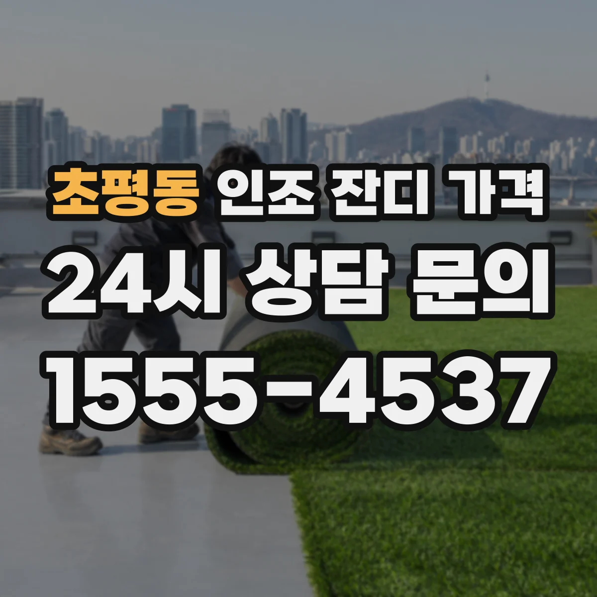 초평동 인조 잔디 가격