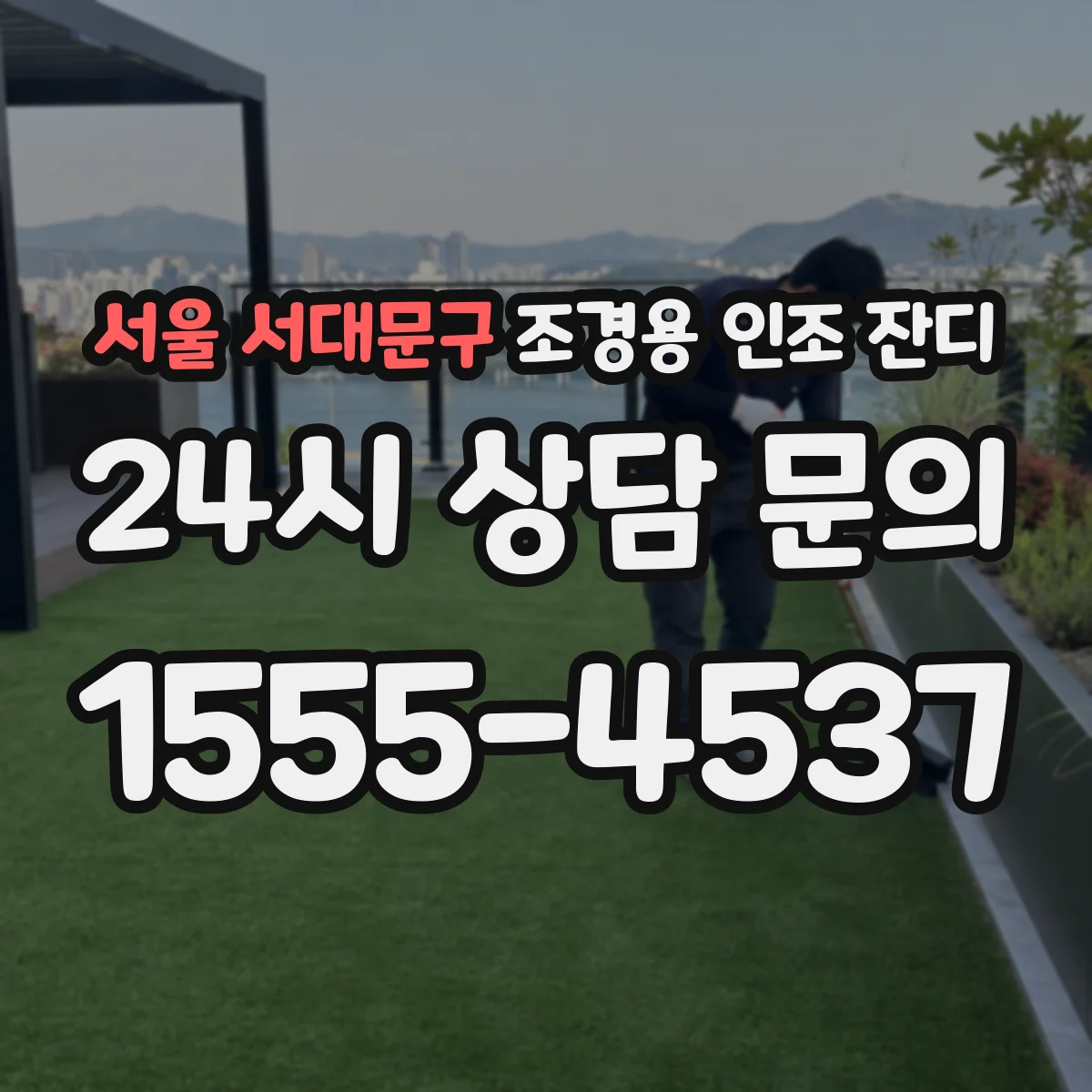 서울 서대문구 조경용 인조 잔디