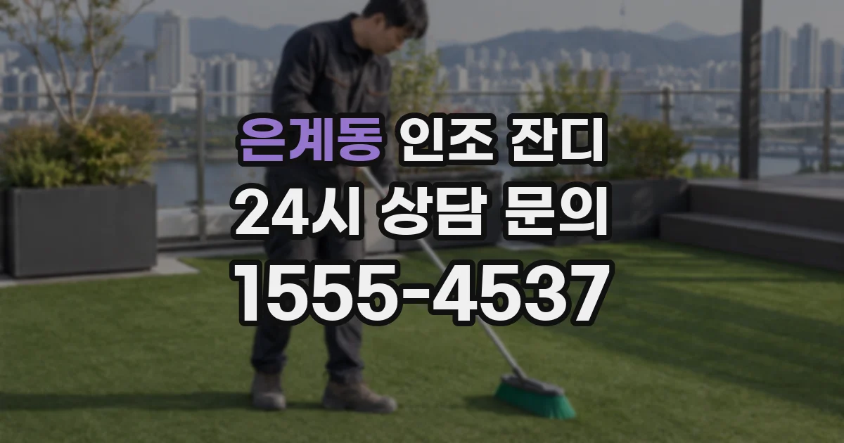 은계동 인조 잔디