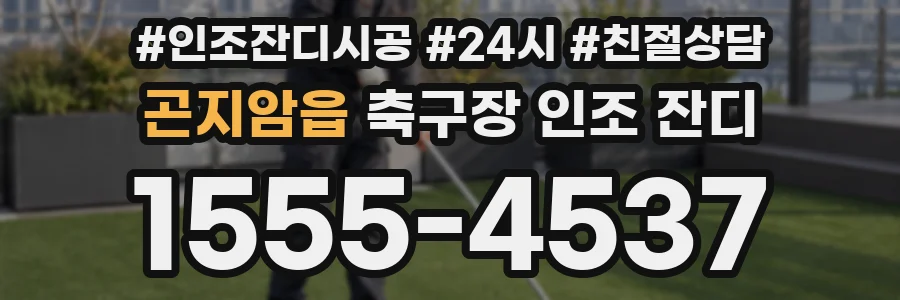 곤지암읍 축구장 인조 잔디