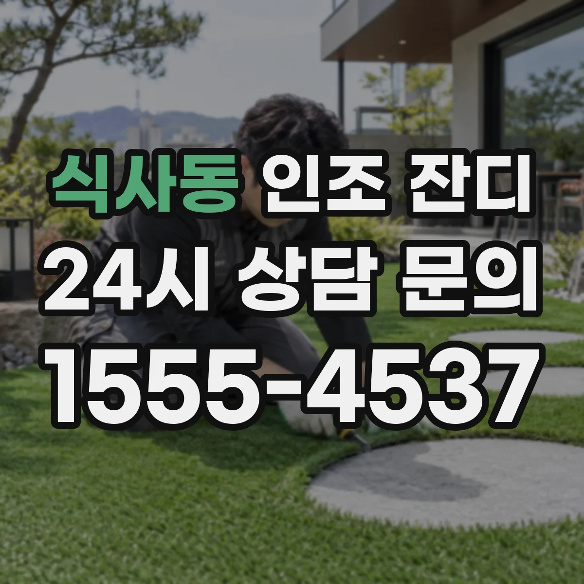 식사동 인조 잔디
