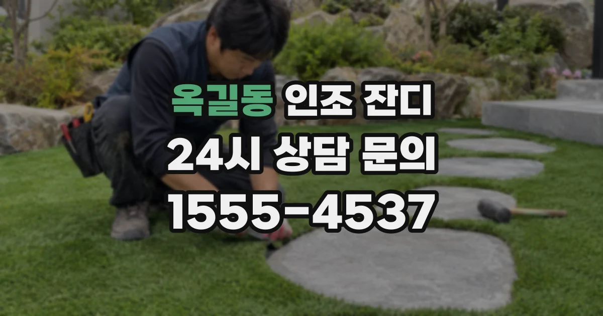 옥길동 인조 잔디