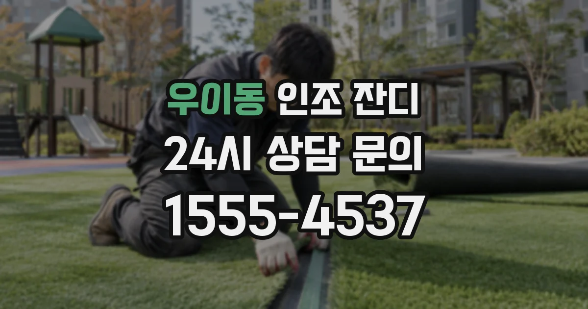 우이동 인조 잔디