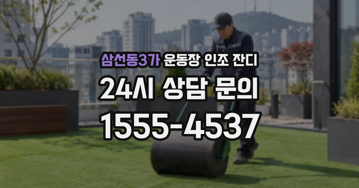 삼선동3가 운동장 인조 잔디