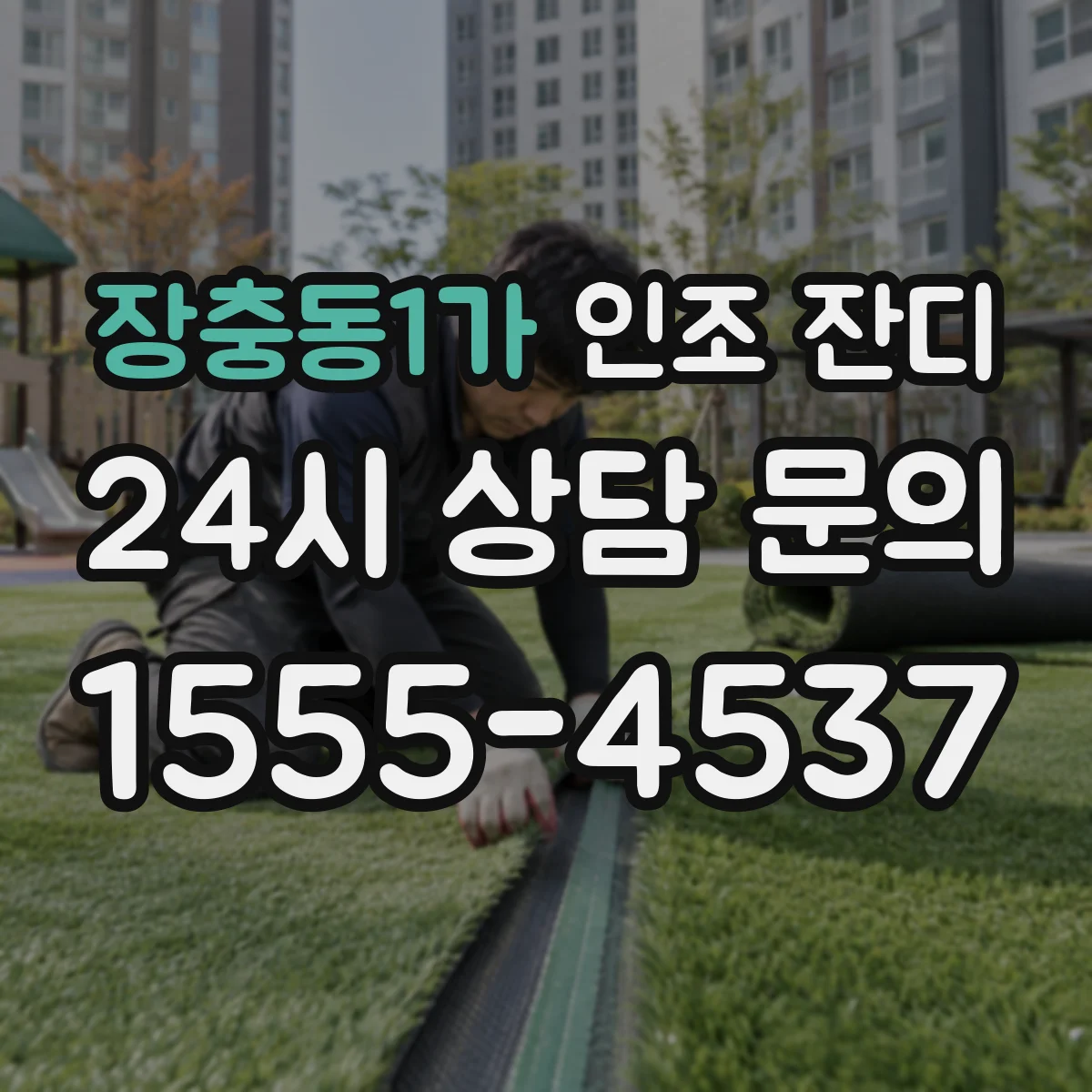 장충동1가 인조 잔디