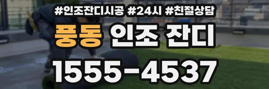 풍동 인조 잔디