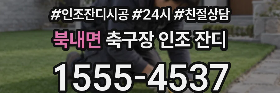 북내면 축구장 인조 잔디