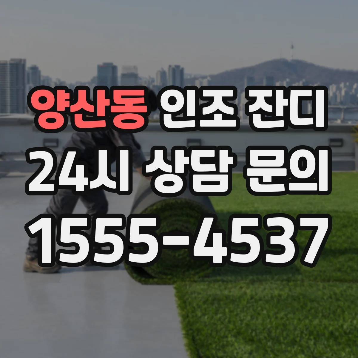 양산동 인조 잔디