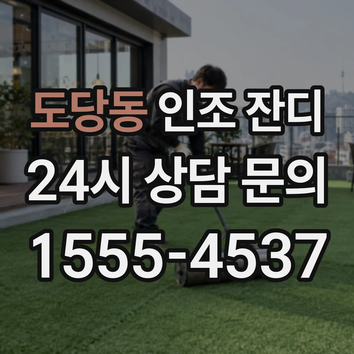 도당동 인조 잔디