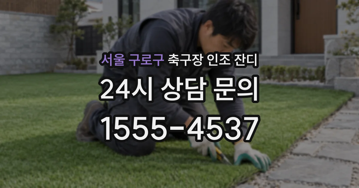 서울 구로구 축구장 인조 잔디