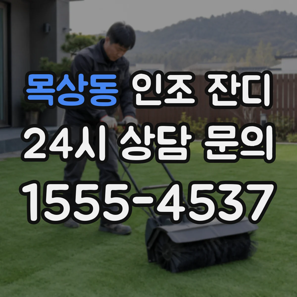 목상동 인조 잔디