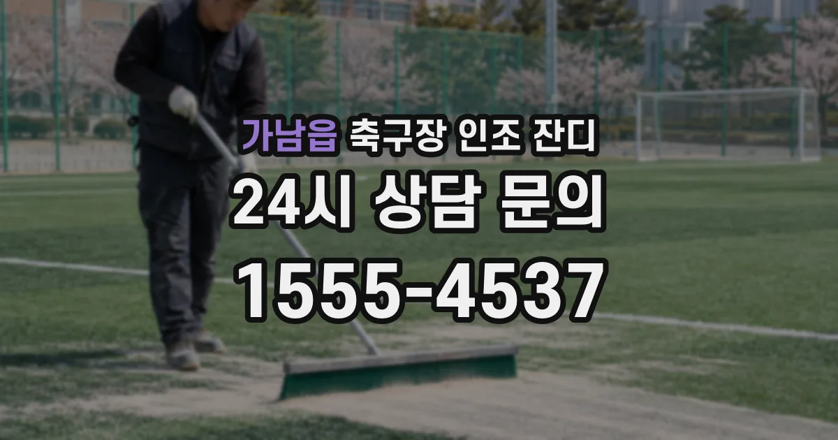 가남읍 축구장 인조 잔디