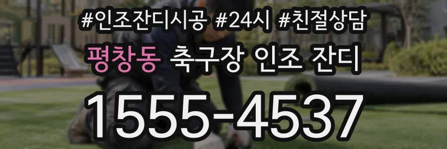 평창동 축구장 인조 잔디