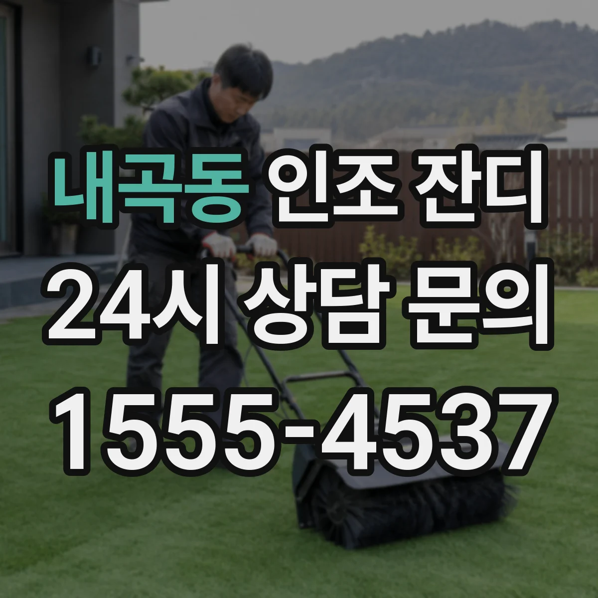 내곡동 인조 잔디