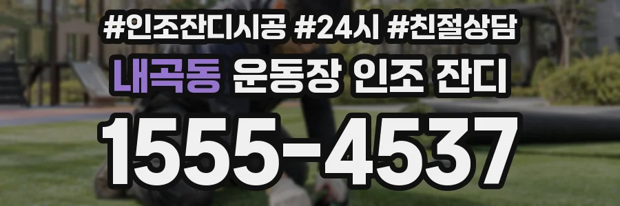 내곡동 운동장 인조 잔디