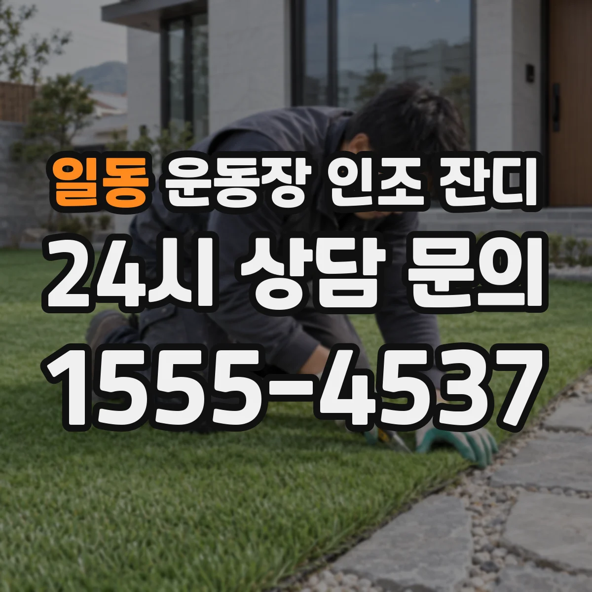 일동 운동장 인조 잔디