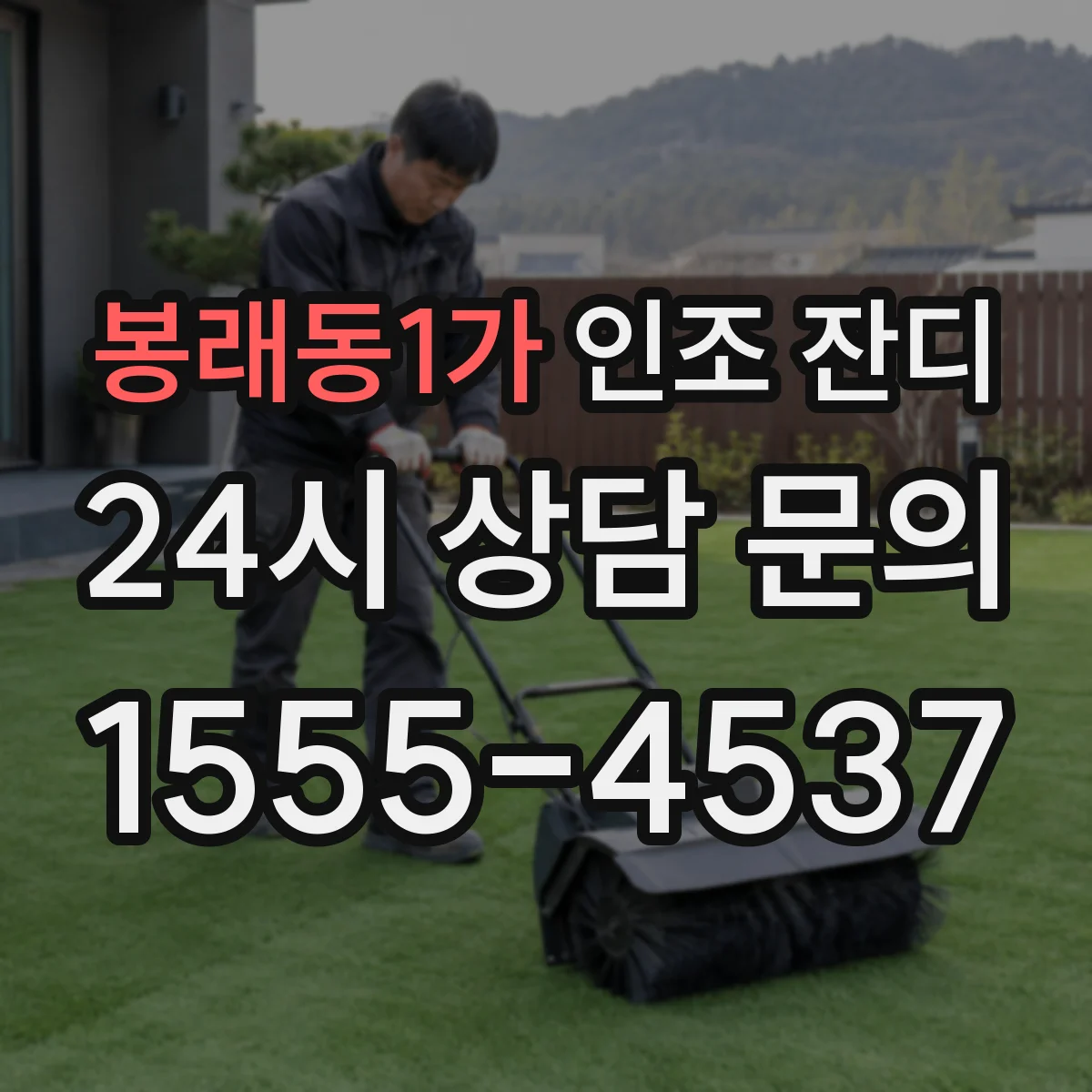 봉래동1가 인조 잔디