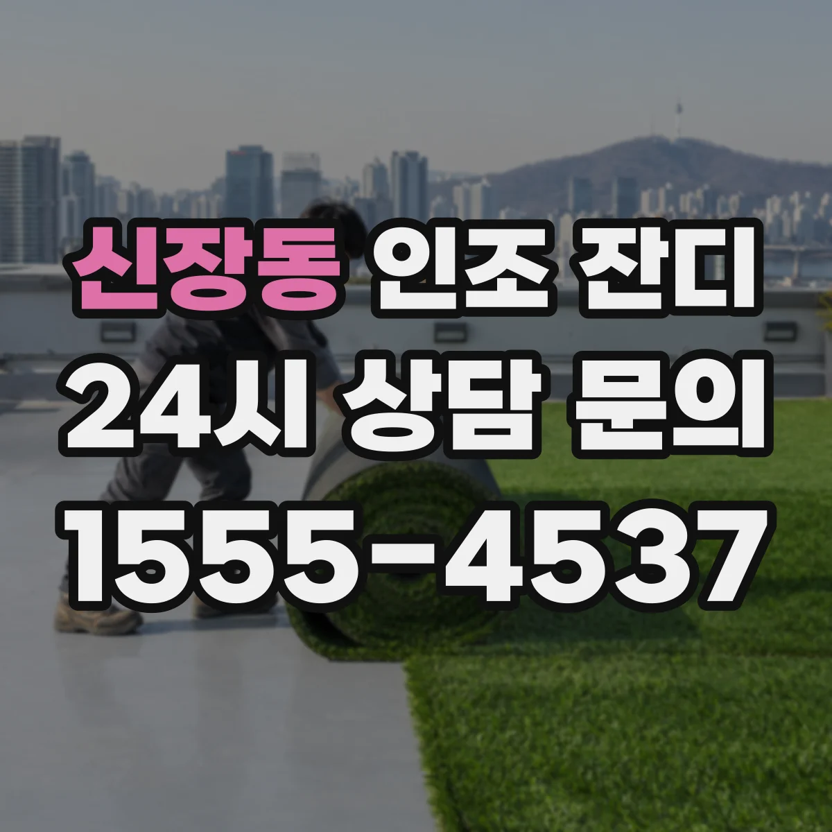 신장동 인조 잔디