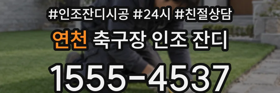 연천 축구장 인조 잔디