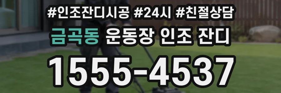 금곡동 운동장 인조 잔디