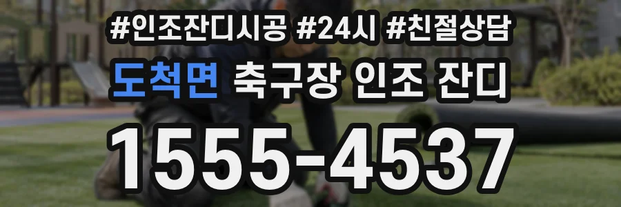 도척면 축구장 인조 잔디