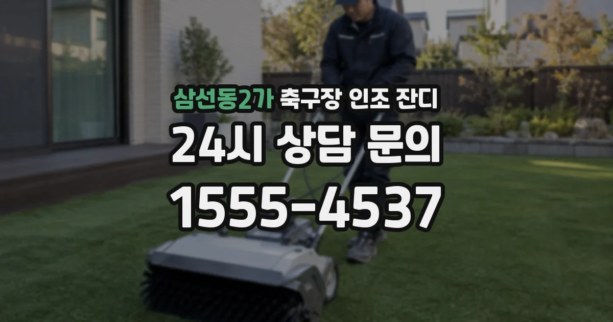 삼선동2가 축구장 인조 잔디