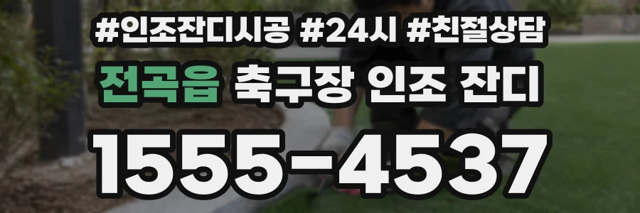 전곡읍 축구장 인조 잔디