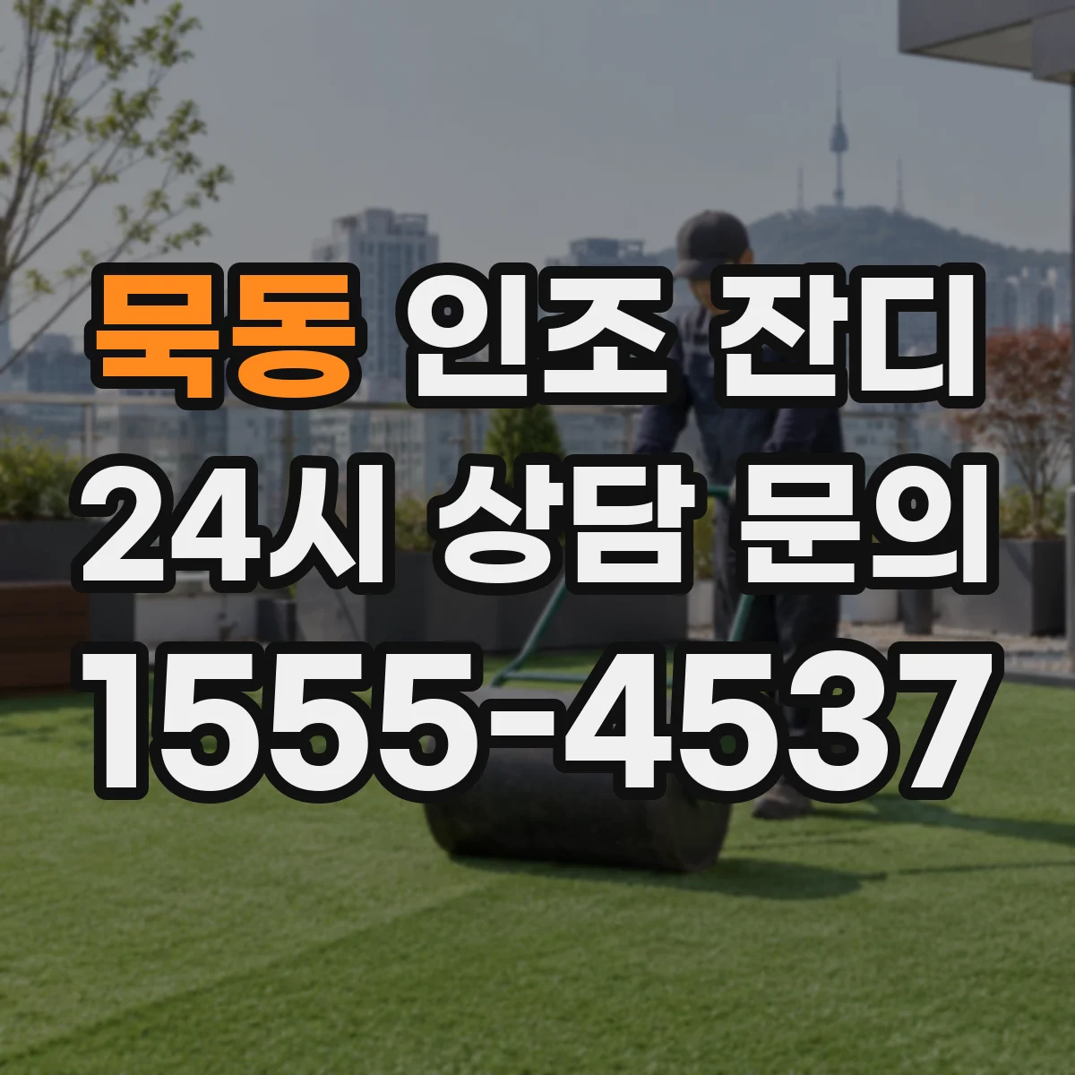 묵동 인조 잔디