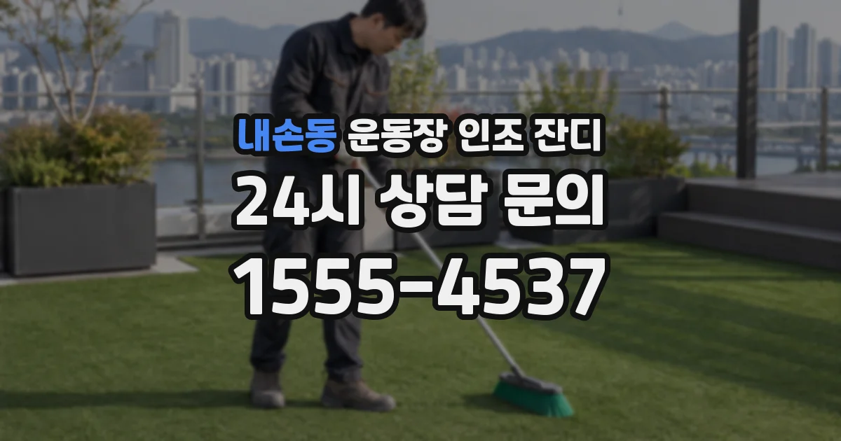 내손동 운동장 인조 잔디