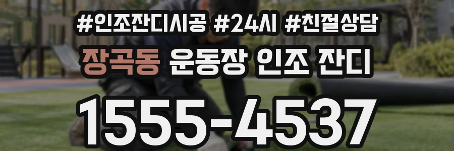 장곡동 운동장 인조 잔디