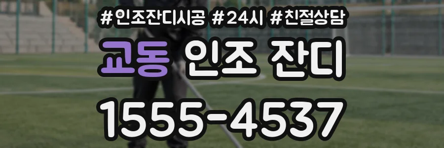 교동 인조 잔디