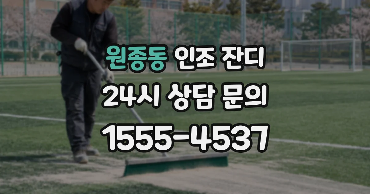 원종동 인조 잔디