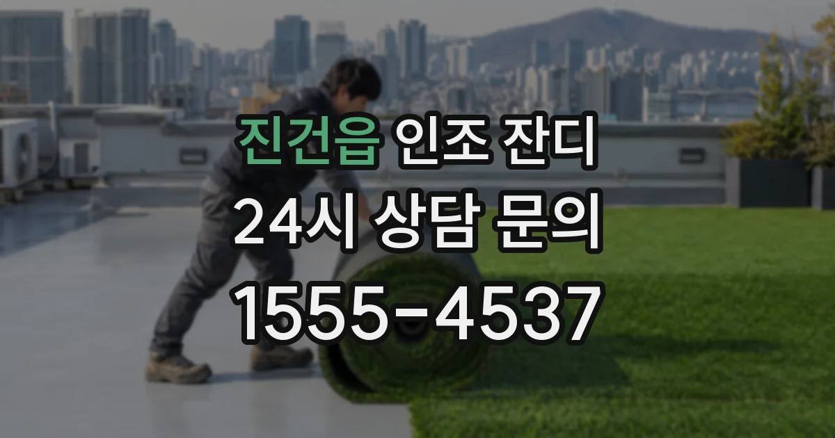 진건읍 인조 잔디